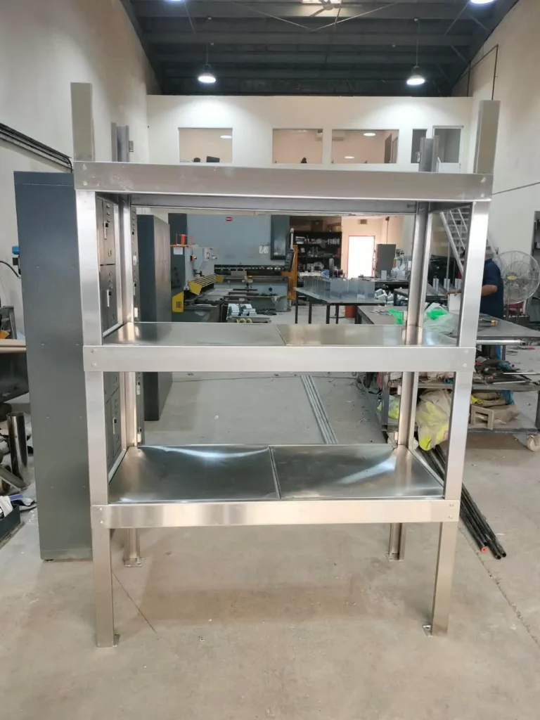 Stainless Steel Shelf Fabrication in UAE Image 2
