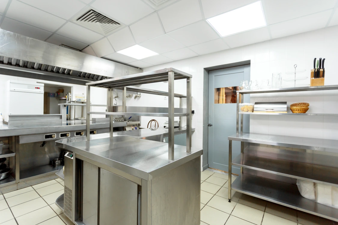 Stainless Steel Commercial Kitchen Shelves in UAE