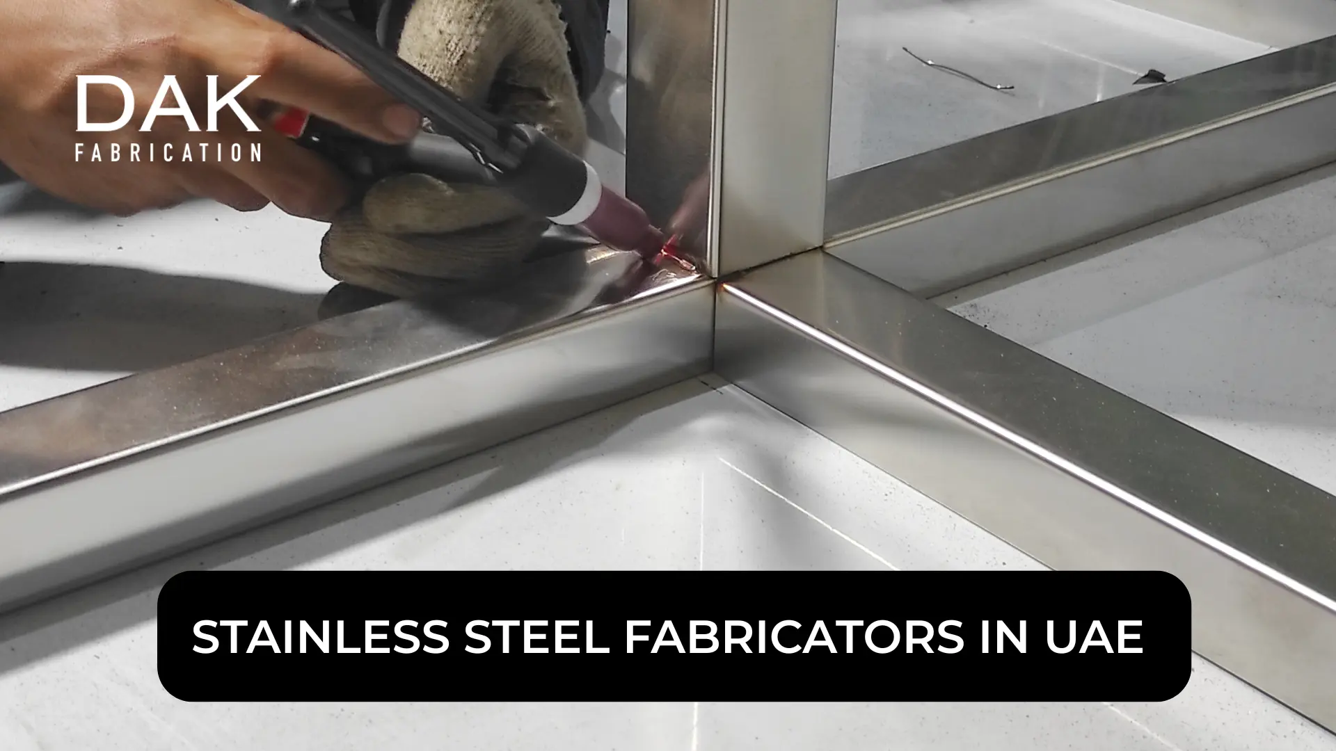 Stainless steel fabricators in UAE providing custom 304 and 316 grade stainless steel fabrication for kitchens, villas, hospitals, and industries
